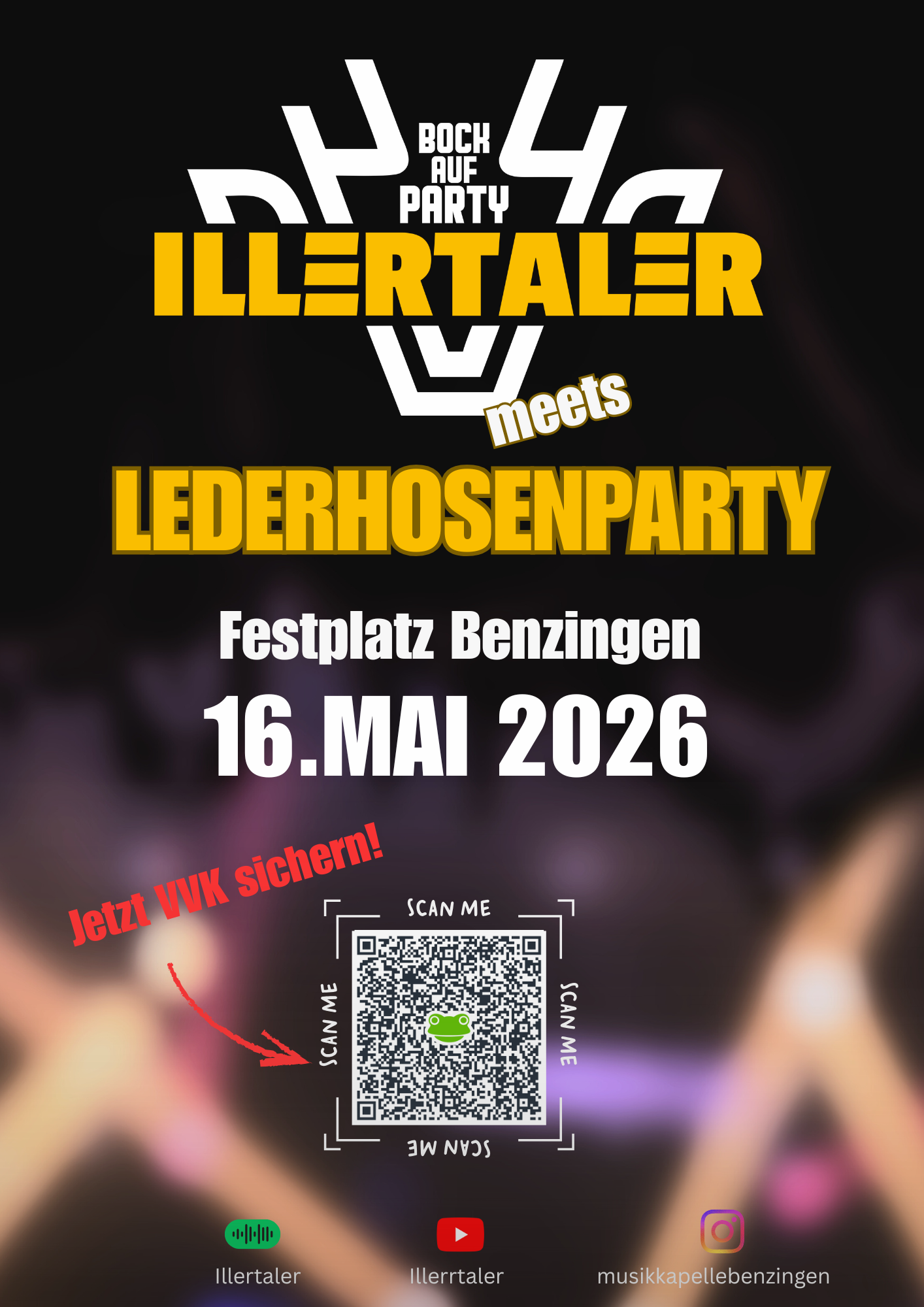 Lederhosenparty 2026 jetzt Tickets sichern.